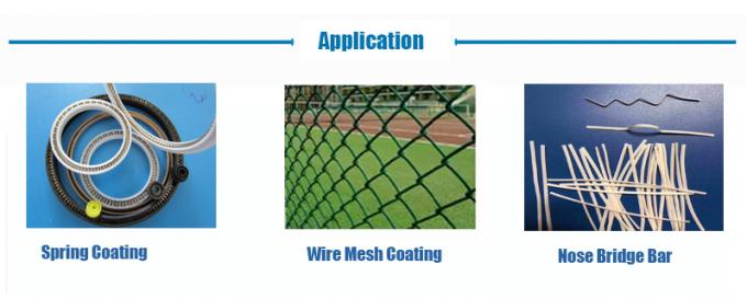 Tel Halat PP PA Kaplama Makinesi Yaylı PP PVC Naylon Kaplama Makinesi Burun Köprüsü Bar Makinesi 0