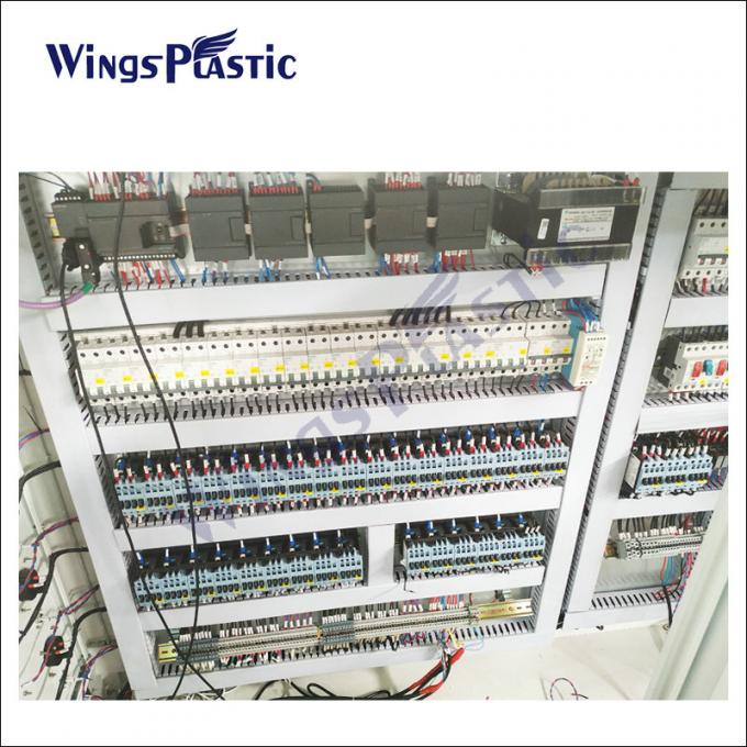 Plastik PE Çift Duvarlı Dalgalanmış İçişiş Borusu Ekstrüder Makinesi 6-8m/Min 5