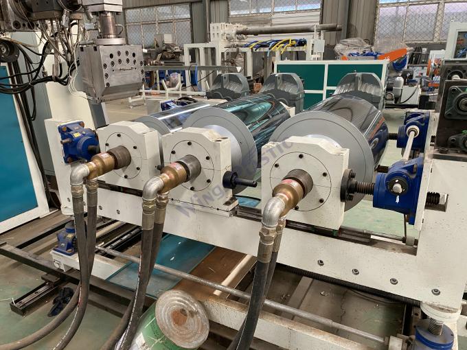 PET PS PC Plate Yapma Makinesi Plastik Yumuşak Perde Yaprakları Ekstrüzyon Makinesi 3