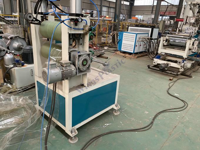 PET PS PC Plate Yapma Makinesi Plastik Yumuşak Perde Yaprakları Ekstrüzyon Makinesi 4