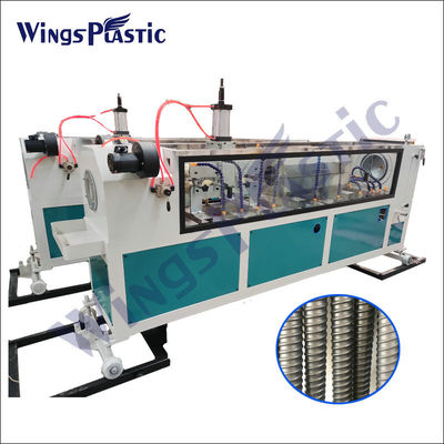 HDPE Spiral Kanal Boru Ekstrüzyon Hattı PE Pvc Oluklu Boru Yapma Makinesi