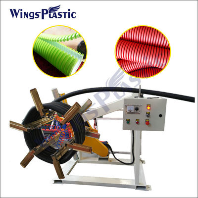 Otomatik DWC boru yapım makinesi HDPE PVC Çift Duvarlı Dalgalanmış Boru Ekstrüzyon Makinesi