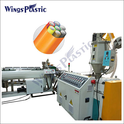 HDPE PE Kablo Mikro Boru Paketi Muhafaza Boru Ekstrüzyon Makinesi Üretim Hattı