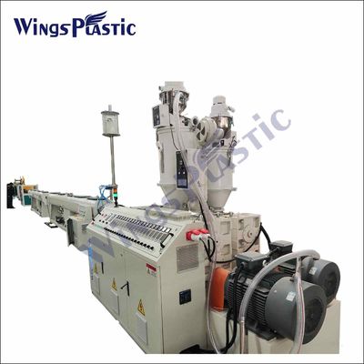 PPR PP HDPE Boru Ekstruder Makinesi PE Plastik Boru Üretim Hattı 150-220kg / H