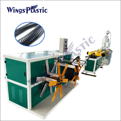 HDPE Tek Duvar Oluklu Boru Makinesi Pp Ppr Pe Pvc Boru Ekstruder Makinesi
