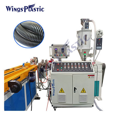 PE PP PVC Plastik Boru Üretim Hattı Plastik SWC Tek Cidarlı Oluklu Boru Üretim Hattı