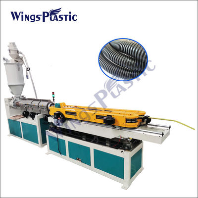 HDPE PA PVC Elektrikli Boru Yapma Makinesi Oluklu Pvc Bahçe Boru Yapma Makinesi