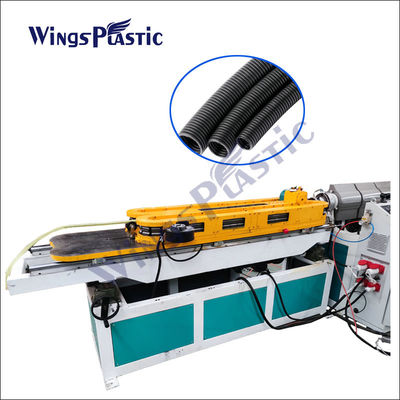 PE PP Oluklu Boru Ekstruder Makinesi PA Elektrikli PVC Boru İmalat Makinesi