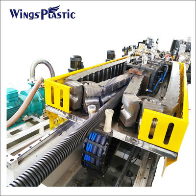 Küçük Boy PVC DWC Çift Cidarlı Oluklu Boru Makinesi