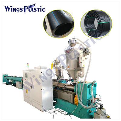 PLC kontrolü hdpe boru yapma makinesi hdpe boru ekstrüder makinesi plastik su boru yapma makinesi