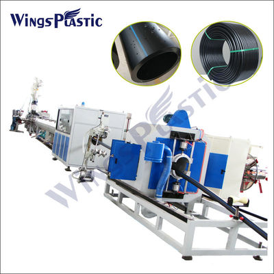 PLC kontrolü hdpe boru yapma makinesi hdpe boru ekstrüder makinesi plastik su boru yapma makinesi