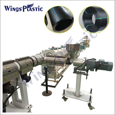 PLC kontrolü hdpe boru yapma makinesi hdpe boru ekstrüder makinesi plastik su boru yapma makinesi
