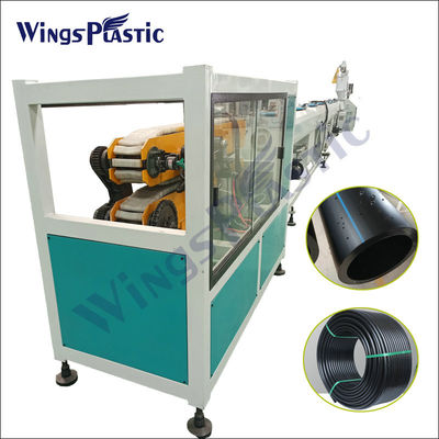 PLC kontrolü hdpe boru yapma makinesi hdpe boru ekstrüder makinesi plastik su boru yapma makinesi