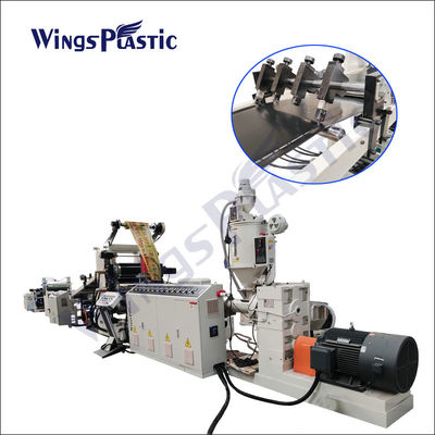 HDPE LDPE Plastik Levha Ekstruder Makinesi PP Levha Yapma Makinesi 500-1200mm