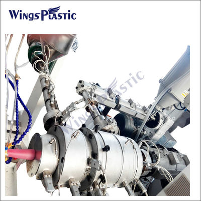 Otomatik PPR HDPE Boru Yapma Makinesi PP Elyaf Takviyeli Boru Ekstrüzyon Makinesi