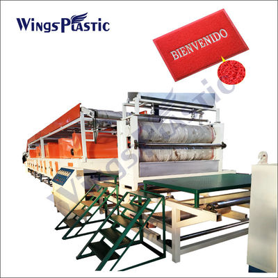Pvc Bobin Paspas Araba Halı ayakları mat yapma makinesi pvc plastik bobin döngü mat yapma makinesi