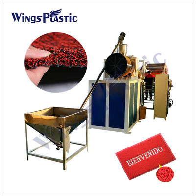 Pvc Bobin Paspas Araba Halı ayakları mat yapma makinesi pvc plastik bobin döngü mat yapma makinesi