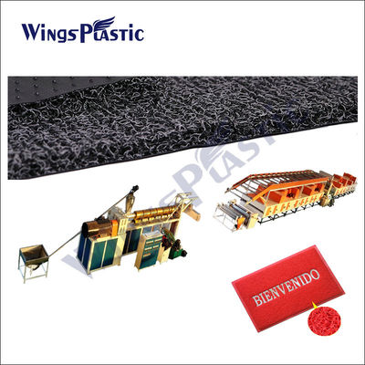 Plastik PVC Bobin Yastık Kat Mat Kapalı bobin mat Makinesi pvc plastik bobin döngü mat yapma makinesi