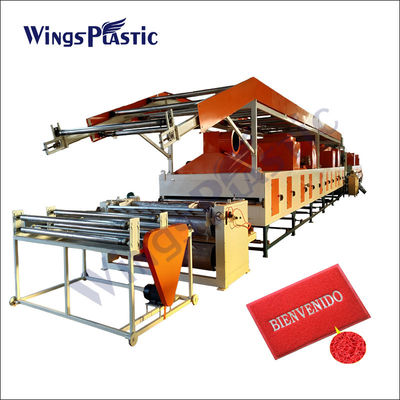Pvc Bobin Paspas Araba Halı ayakları mat yapma makinesi pvc plastik bobin döngü mat yapma makinesi