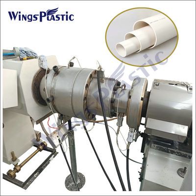 Plastik Ekstruder CPVC UPVC Boru Ekstrüzyon Hattı HDPE PPR PP PVC Plastik PE Boru Yapma Makinesi