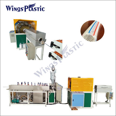 Küçük çaplı PVC boru yapım makinesi PVC bahçe tüpü / hortum plastik ekipman