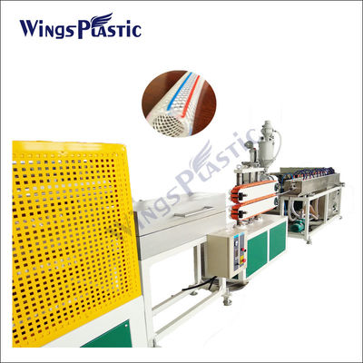 Fiber Güçlendirilmiş Pvc Plastik Borular Üretim Hatı Plastik Kaplama Boru Ekstrüzyon Makinesi