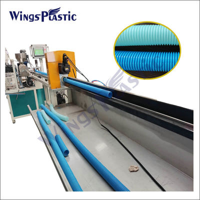 Plastik PVC EVA Yüzme havuzu Esnek Temizlik Borusu Ekstrüder Yapma Makinesi Üretim hattı