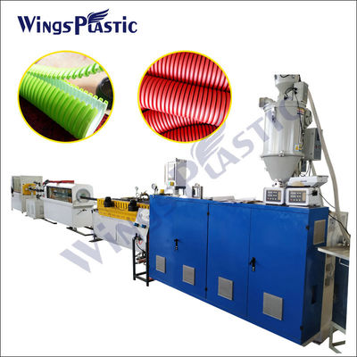 Otomatik DWC boru yapım makinesi HDPE PVC Çift Duvarlı Dalgalanmış Boru Ekstrüzyon Makinesi