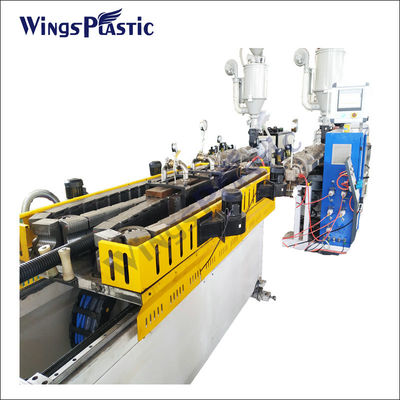 PVC HDPE DWC Boru Yapma Makinesi Plastik Pe Çift Oluklu Boru Ekstrüzyon Hattı