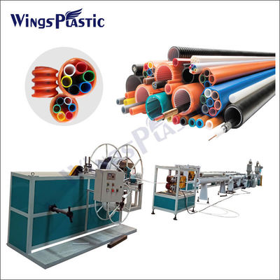 HDPE PE Kablo Mikro Boru Paketi Muhafaza Boru Ekstrüzyon Makinesi Üretim Hattı