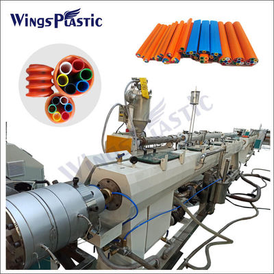 HDPE Tek Duvarlı COD Dalgalanmış Optik Kanal Plastik Boru Ekstrüder