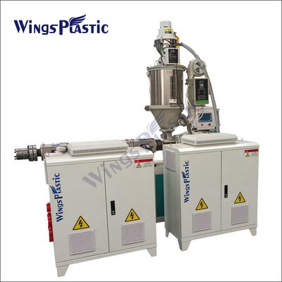 PP PE PA Spiral Koruma Hortum Yapma Makinesi 15KW Motor Gücü Çıkışı 40-70kg / h