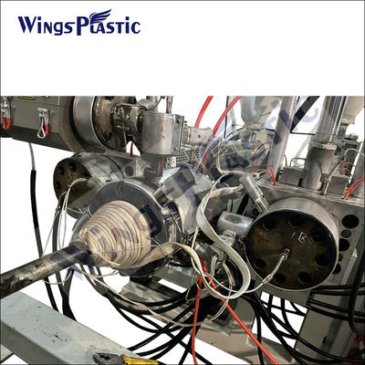 Otomatik hdpe çift duvarlı dalgalanmış boru makinesi DWC PIPE MACHINE HDPE drenaj boru makinesi