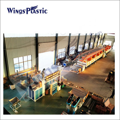 420kw Ana Motor Gücü PVC Toz PVC Yuvarlak Loop Mat Ekstrüder Makinesi