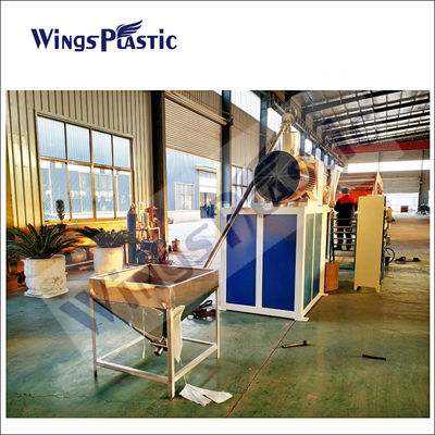 PVC Çift Renkli Bobin Çatısı Yapma Makinesi Model No SJ100/30 10-19mm Kalınlığı