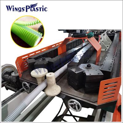 Yüksek Hızlı HDPE Çift Duvarlı Dalgalanmış Boru Üretim hattı Plastik Ekstrüder DWC Boru Yapım Makinesi
