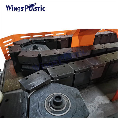 Yüksek Hızlı HDPE Çift Duvarlı Dalgalanmış Boru Üretim hattı Plastik Ekstrüder DWC Boru Yapım Makinesi