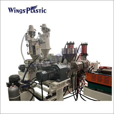 PVC HDPE PE PP PA Tek Duvarlı Çift Duvarlı Gömlekli Elektrik Hattı Borusu Ekstrüzörü