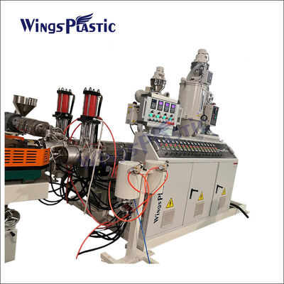 Yüksek Hızlı HDPE Çift Duvarlı Dalgalanmış Boru Üretim hattı Plastik Ekstrüder DWC Boru Yapım Makinesi