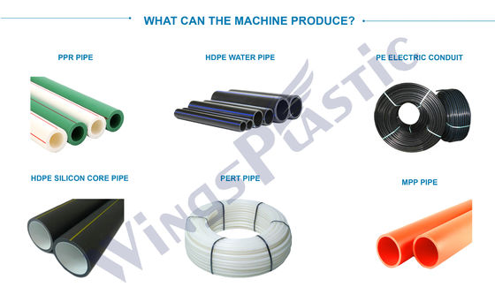 HDPE PPR boru çıkartma makinesi PE PERT boru üretim ekipmanları
