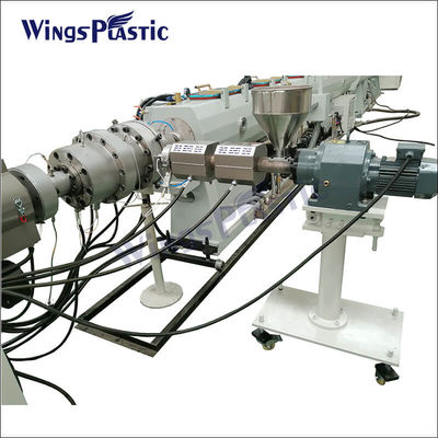 5-200mm Plastik HDPE PE PP boru Ekstrüzyon Üretim hattı PE boru yapım makinesi