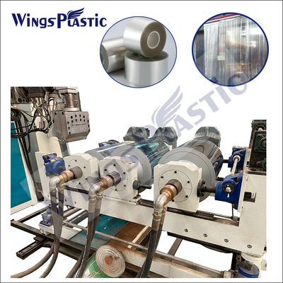 Otomatik Laboratuvar PET PS PC 200-700mm PLC kontrolü ile Plastik Yaprak Ekstrüder Makinesi