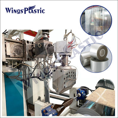 Otomatik Laboratuvar PET PS PC 200-700mm PLC kontrolü ile Plastik Yaprak Ekstrüder Makinesi