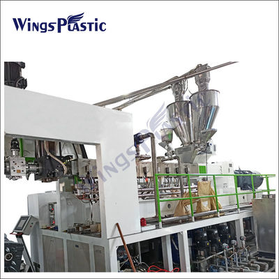 Özel PET PS Yaprak Ekstrüzyon Hattı PLC Kontrolü Plastik Şeffaf Yaprak Üretme Makinesi