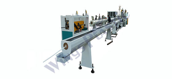 Plastik HDPE PE PP PPR PVC Elektrik Hattı Boru Ekstrüzyon Makinesi 1-20m/Min