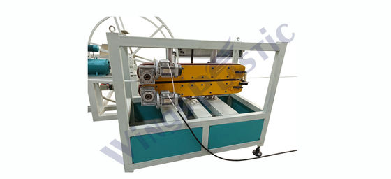 HDPE PPR PERT MPP borusu için PLC Kontrol Hava Soğutma Plastik Boru Ekstrüzyon hattı