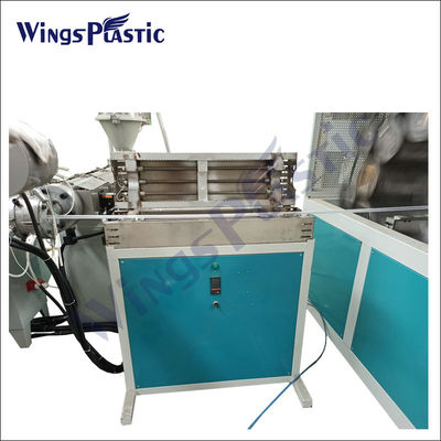 Özel Plastik PVC Bahçe örülmüş hortum tüpü Fiber Güçlendirilmiş Boru Yapım Makinesi PVC Boru Ekstrüder Makinesi