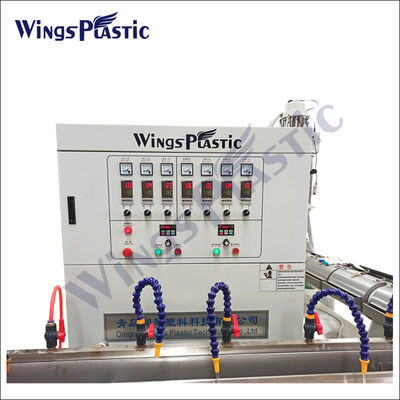 Özel Plastik PVC Bahçe örülmüş hortum tüpü Fiber Güçlendirilmiş Boru Yapım Makinesi PVC Boru Ekstrüder Makinesi
