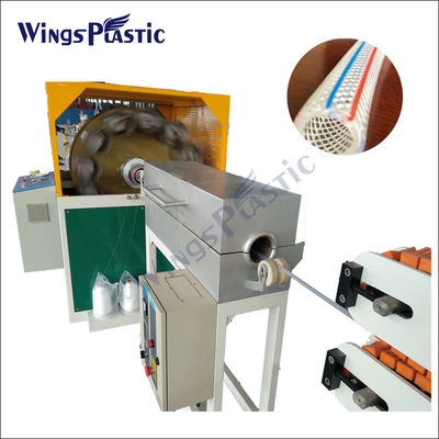 PVC Fiber Güçlendirilmiş hortum çıkartma hattı Plastik Makine / PVC Bahçe hortumu boru yapma makinesi