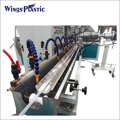 Plastik Pvc Bahçe Yumuşak Boru Yapım Makinesi Üretici/Pvc Bahçe Elyafı Güçlendirilmiş Şeffaf hortum Üretim hattı